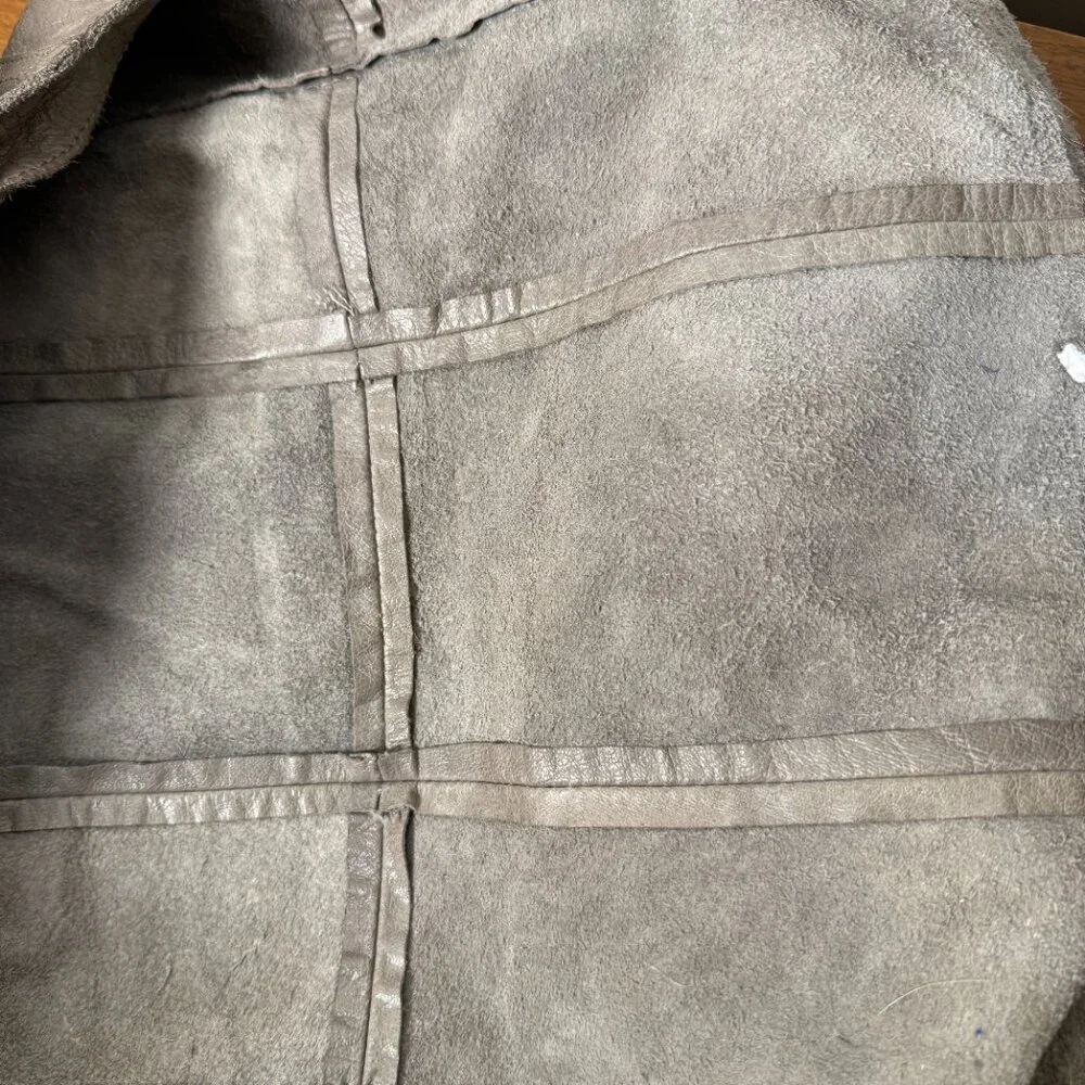 Day & Mood Hobo Gray Bag 100% Leather Two Handle